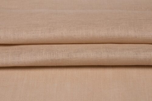 Wholesale 100% Pure Linen 125gsm Flax Textile Plain Dyed Fabric for Eco-Friendly Spring/Summer Clothing Bedding Curtains