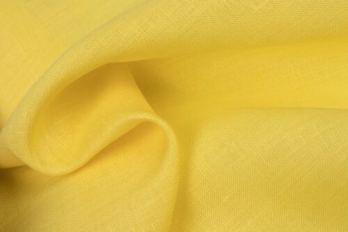 Wholesale 100% Pure Linen 125gsm Flax Textile Plain Dyed Fabric for Eco-Friendly Spring/Summer Clothing Bedding Curtains