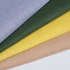 Wholesale 100% Pure Linen 125gsm Flax Textile Plain Dyed Fabric for Eco-Friendly Spring/Summer Clothing Bedding Curtains
